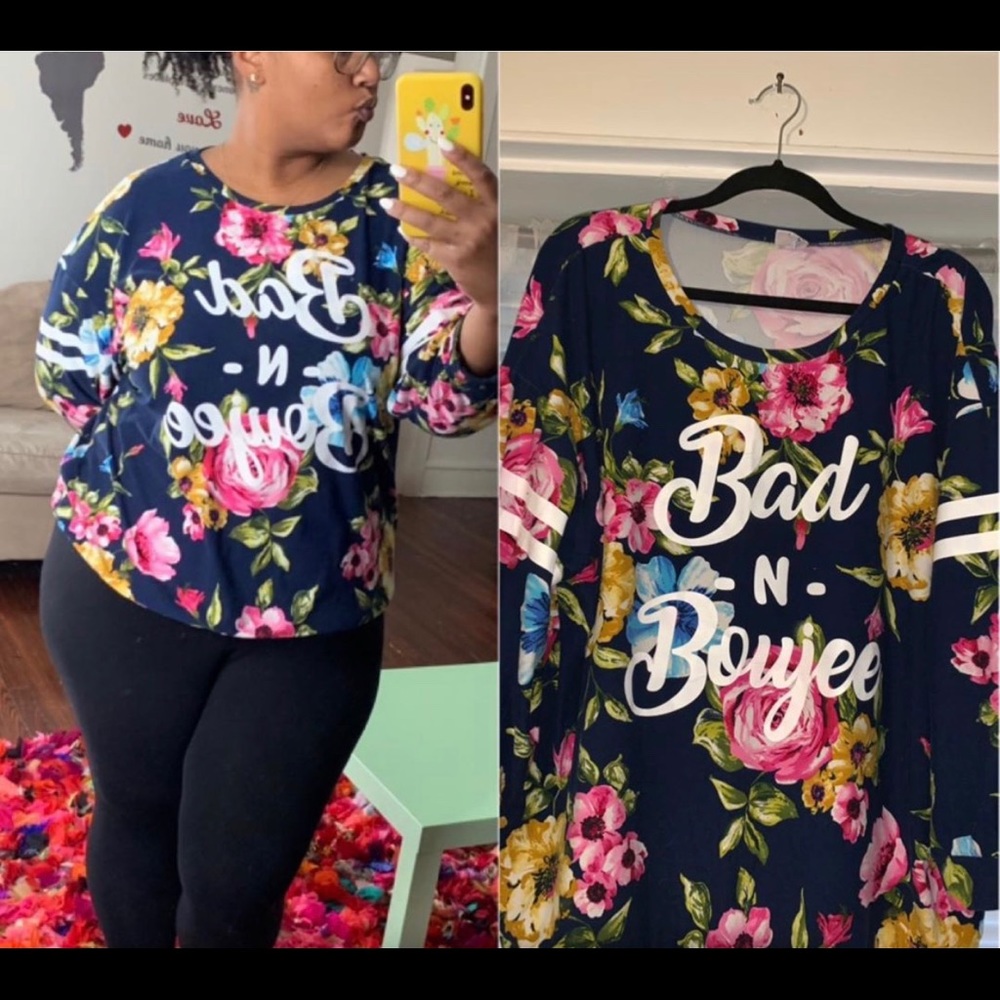 long sleeved shirt “bad & boujee”